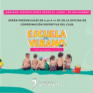 INSCRIPCIÓN ESCUELA DE VERANO
