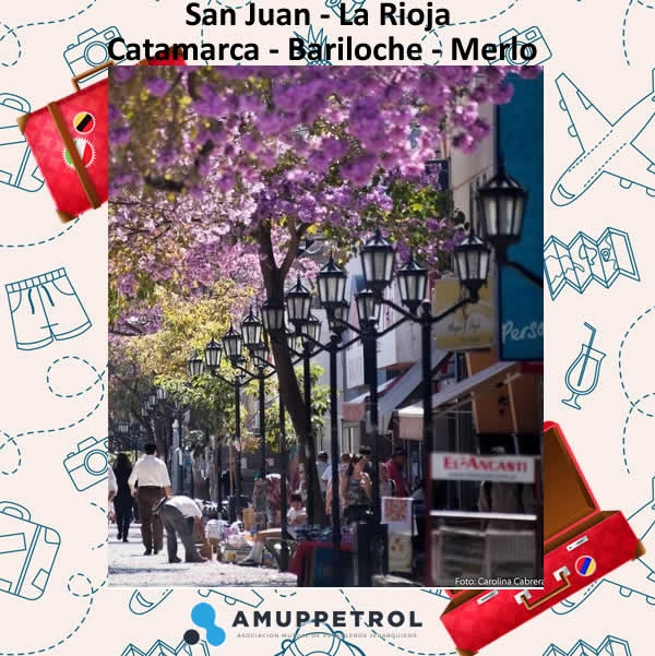 San Juan - La Rioja - Catamarca - Bariloche - Merlo
